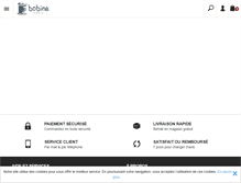 Tablet Screenshot of bobine.fr